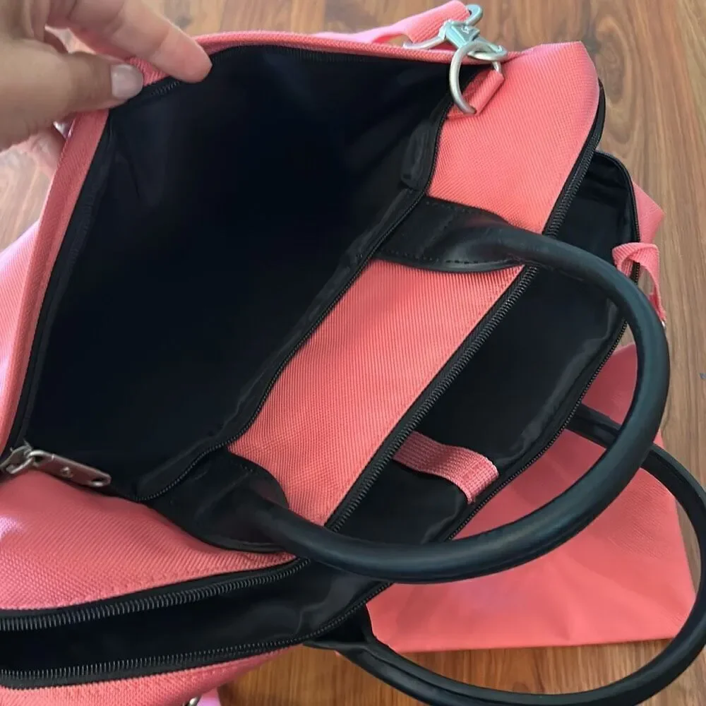 Sumdex she rules pink and black laptop padded bag case with bonus pouch